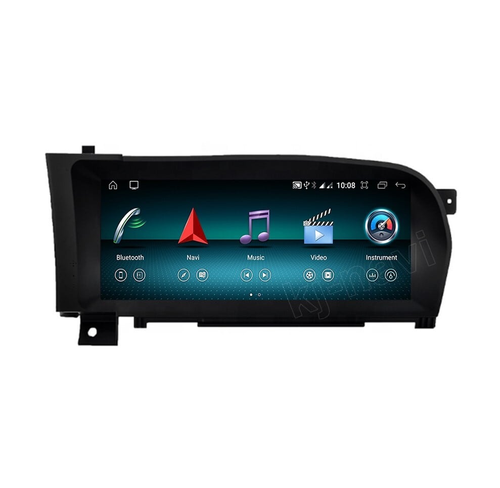 メルセデス・ベンツ Sクラス W221 W216 CL 2005-2010 アンドロイドモニター ユーチューブ グーグルマップ使用可能!! ROM64GB RAM4GB 右ハンドル用