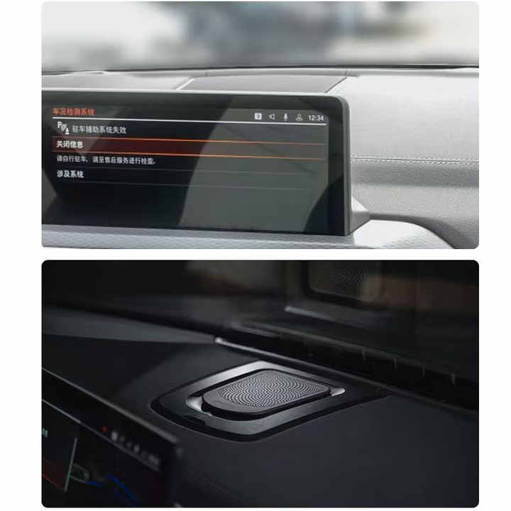 Car Speaker Dashboard Lifting Loudspeaker Light Multi-Color Switching Tweeter for BMW 2022 X3 X4 G08 Ambient Lighting