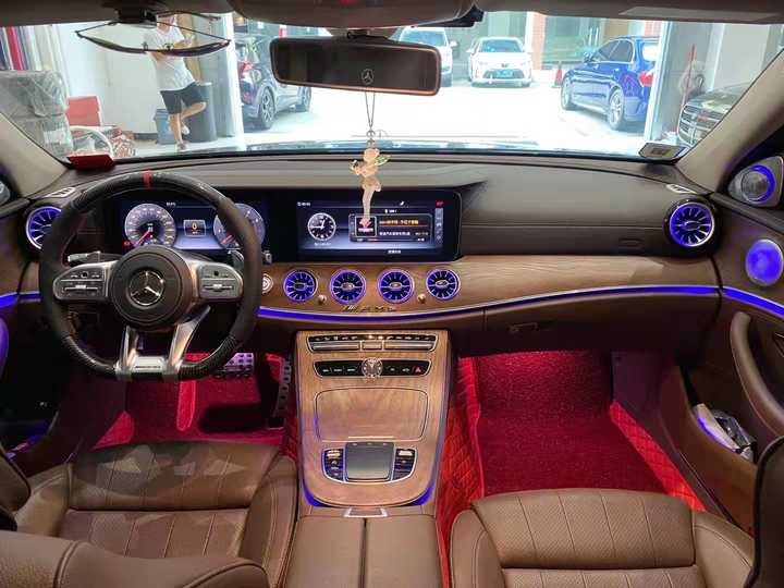 Turbine Air Outlet Vent Whit Ambient Lighting Car 64 Multicolor for Mercedes Benz E Class Youp (W213) CLS (W205) AMG GT