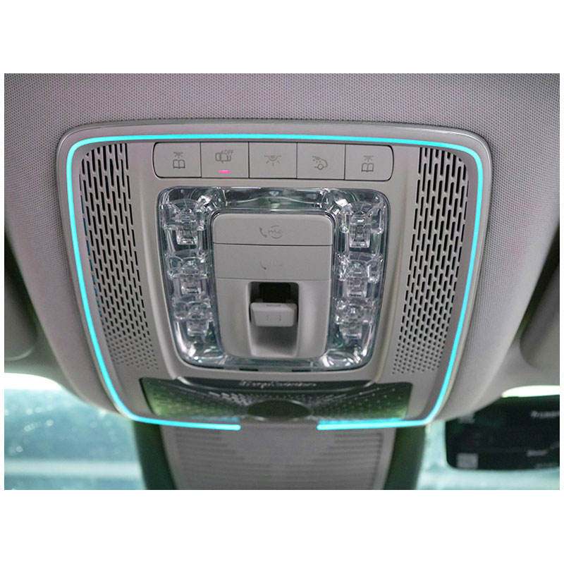 Car Front Roof Audio Sound Speaker Panel Trim Cover Ambient Lighting For Mercedes Benz Car GLE GLS GLB CLA