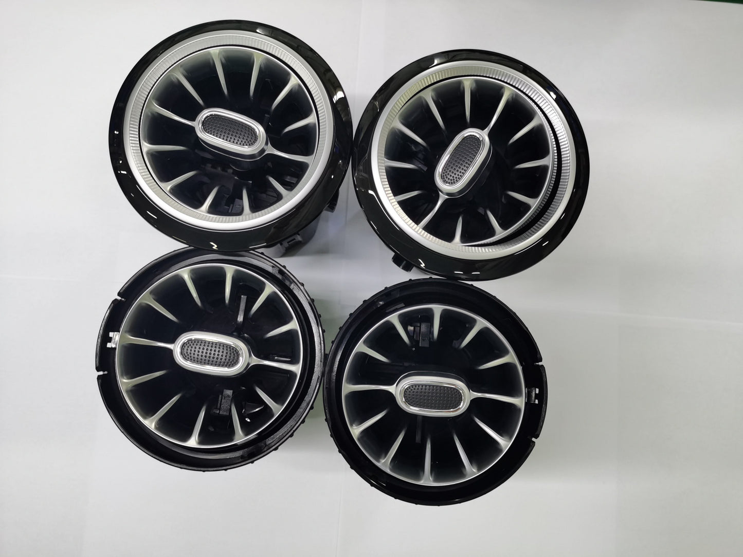 Turbine Air Outlet Vent Exposed Ambient Lighting Car Features Multicolor For 64 Mercedes Benz G Class W463 W464