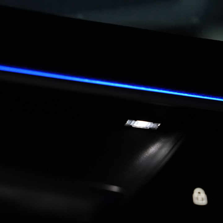 New car with mobile control multiple colors led ambient lights with car interior lighting accessories suitable for 12-18 Audi A6