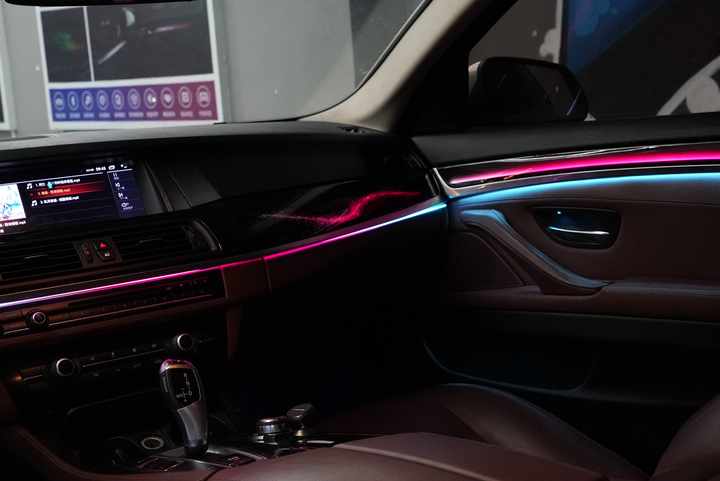 Car Ambient Lights with Mobile Control for Multiple Colors New Car Interior Lighting Accessories Suitable for 16-20 BMW 1 Serie