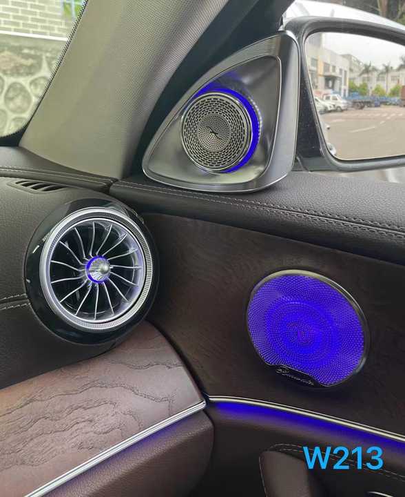 Vendar High Quality Car Speaker Audio Tweeter Ambient Decorative Light 3D Rotating Treble Tweeter for Mercedes E Class