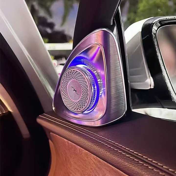 High Quality Car Speaker Audio Tweeter Ambient Decorative Light 3D Rotating Treble Tweeter for Mercedes E Class