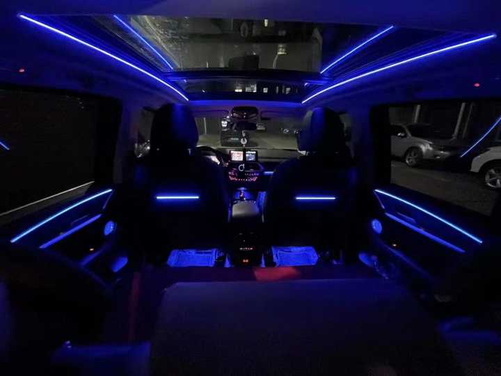 LED Sunroof Light Strip Car Roof Panoramic Skylight 11 Colors Auto Decorative Atmosphere Ambient Light Modified for BMW