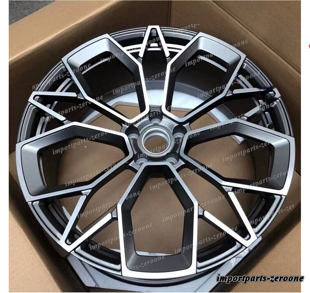 1点限り 2003-2016 ポルシェ カイエン 21x10 オフセット 50 21インチ ニュー グレー スタイル ホイール -BRN-12147 鍛造 ★ 鍛造 ★