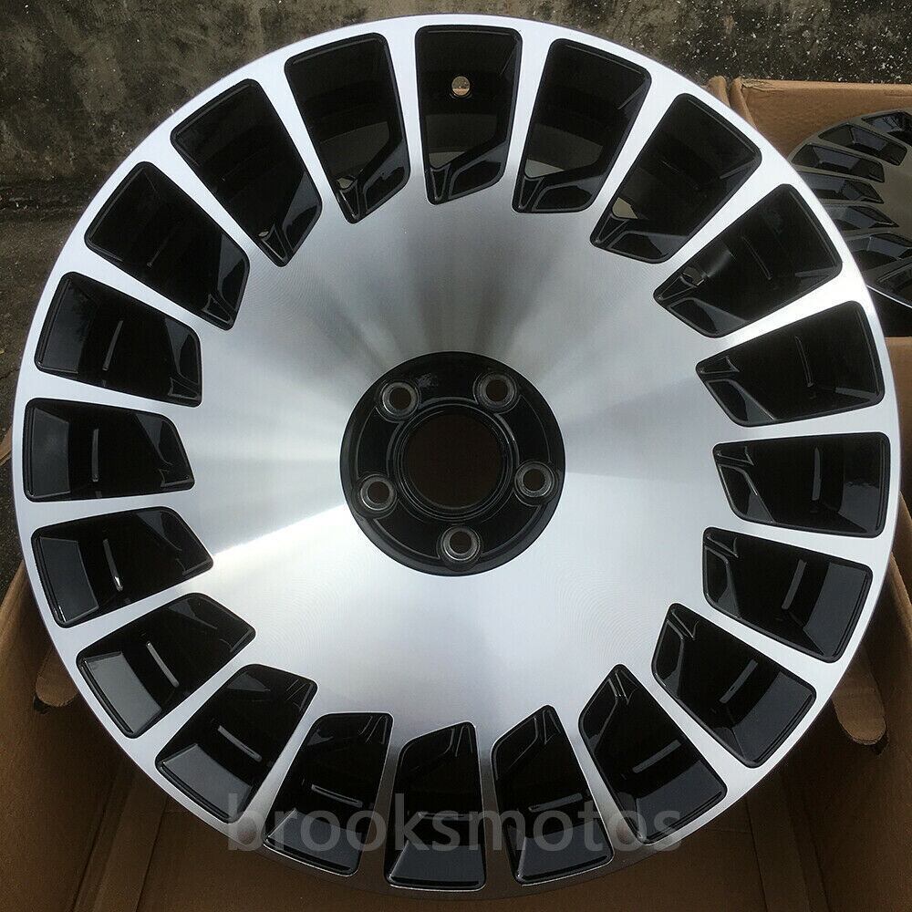 1点限り 20インチ ブラック STYLE ホイールセット メルセデスベンツ W222 S クラス S680 -BRN-1092 鍛造 ★