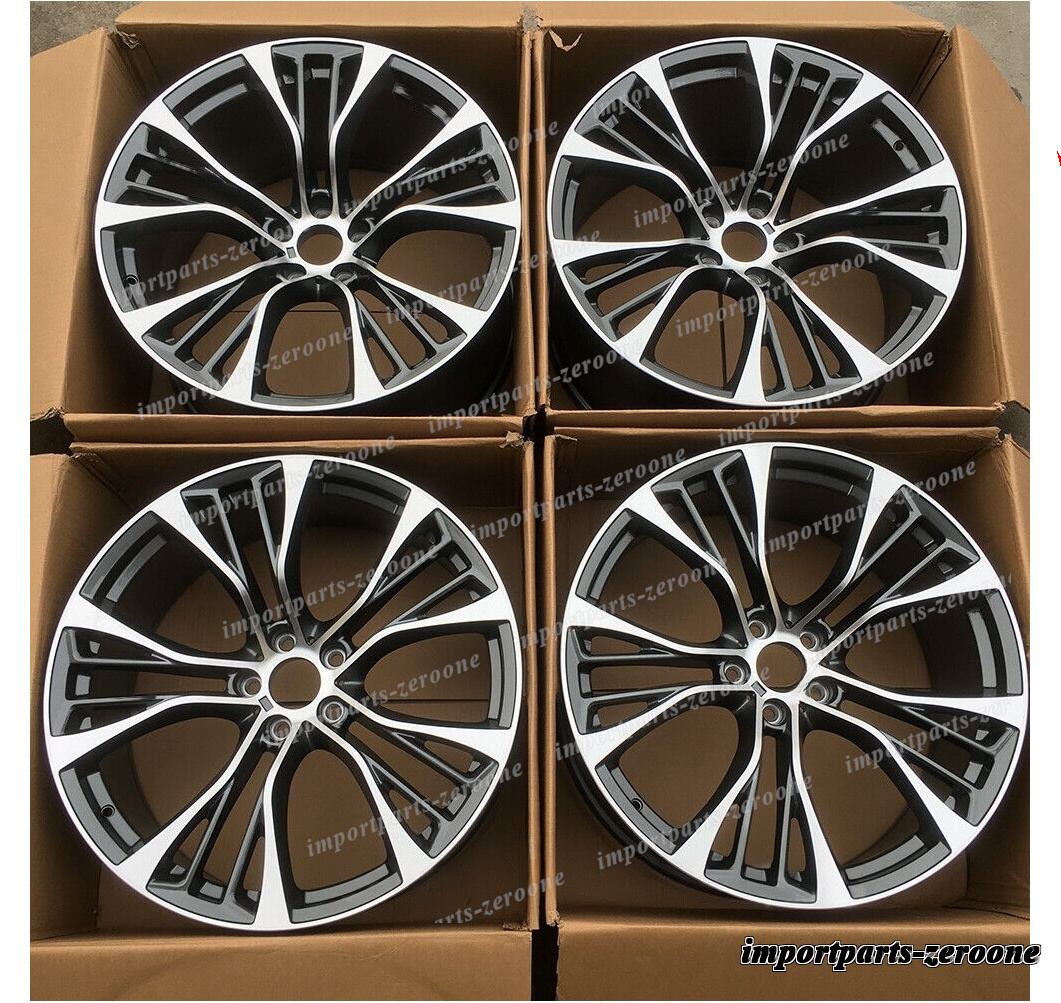 1点限り 20インチ グレー スタイル ホイール 2008-2014 BMW 7 シリーズ 599 F01 02 04 4 個セット -BRN-12101 鍛造 ★