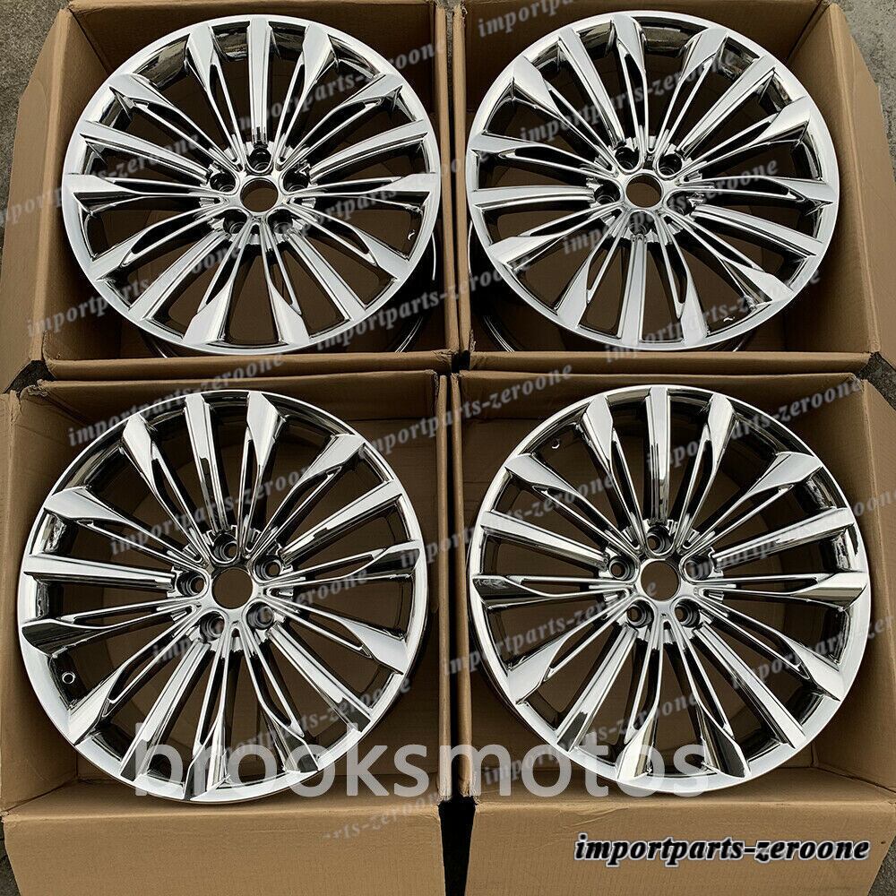 1点限り 20インチ クローム STYLE ホイールセット 2016+ BMW 7 シリーズ 750LI G11 G12 20X8.5/10 -BRN-1125 鍛造 ★