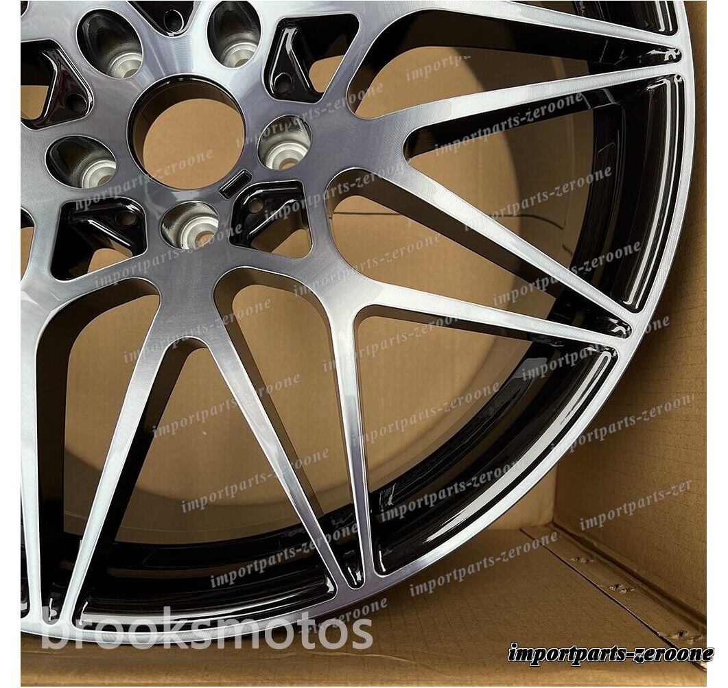 1点限り 20インチ ブラック スタイル ホイール BMW M2 F87 M3 F80 M4 F82 83 20x9 20x10 -BRN-11724 鍛造 ★