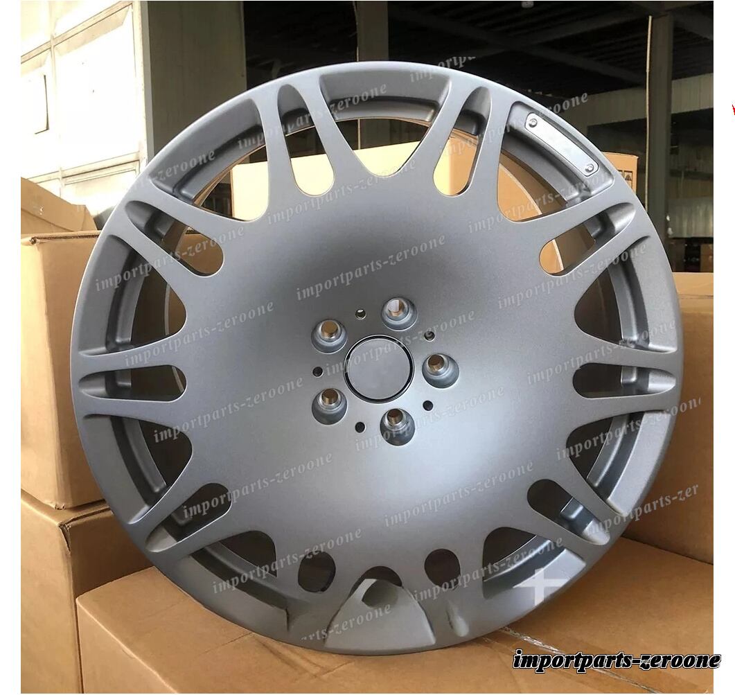 1点限り 22インチ B スタイル グレー フルホイール メルセデスベンツ W463 W463A G63 G500 -BRN-12619 鍛造 ★