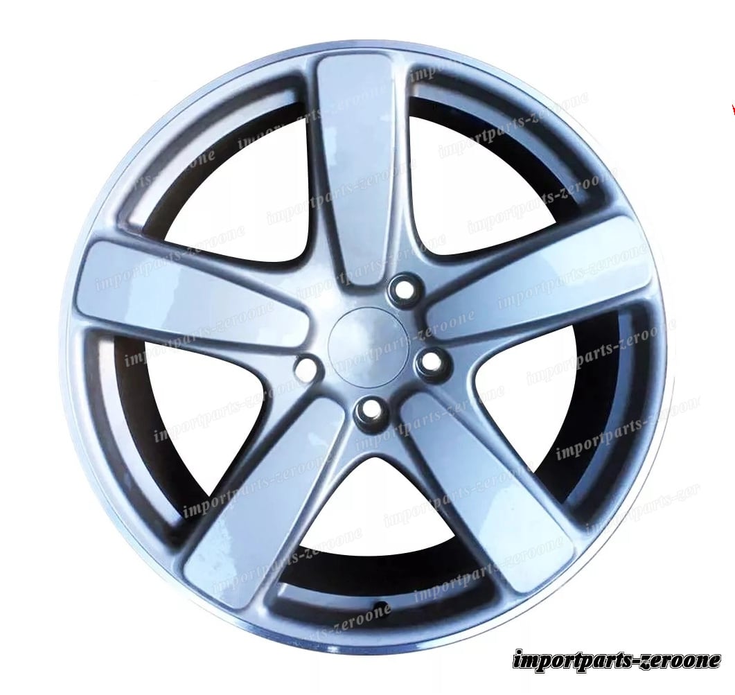 1点限り 2003-2016 ポルシェ カイエン 21x10 21インチ クラシック 5 スポーク シルバー ホイール -BRN-12581 鍛造 ★