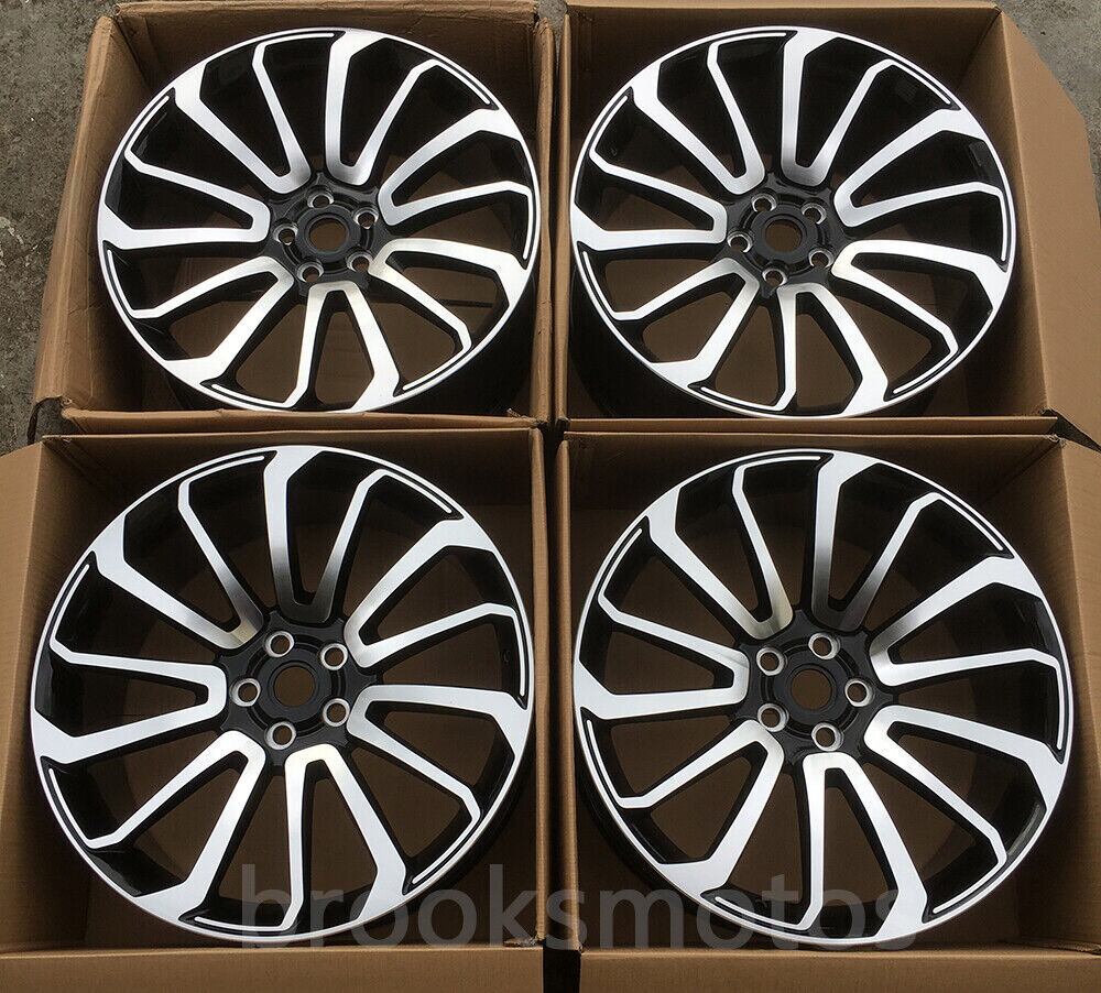 24インチ スポークスタイルホイールレンジローバーボーグスポーツ 24X10 BRN-1495