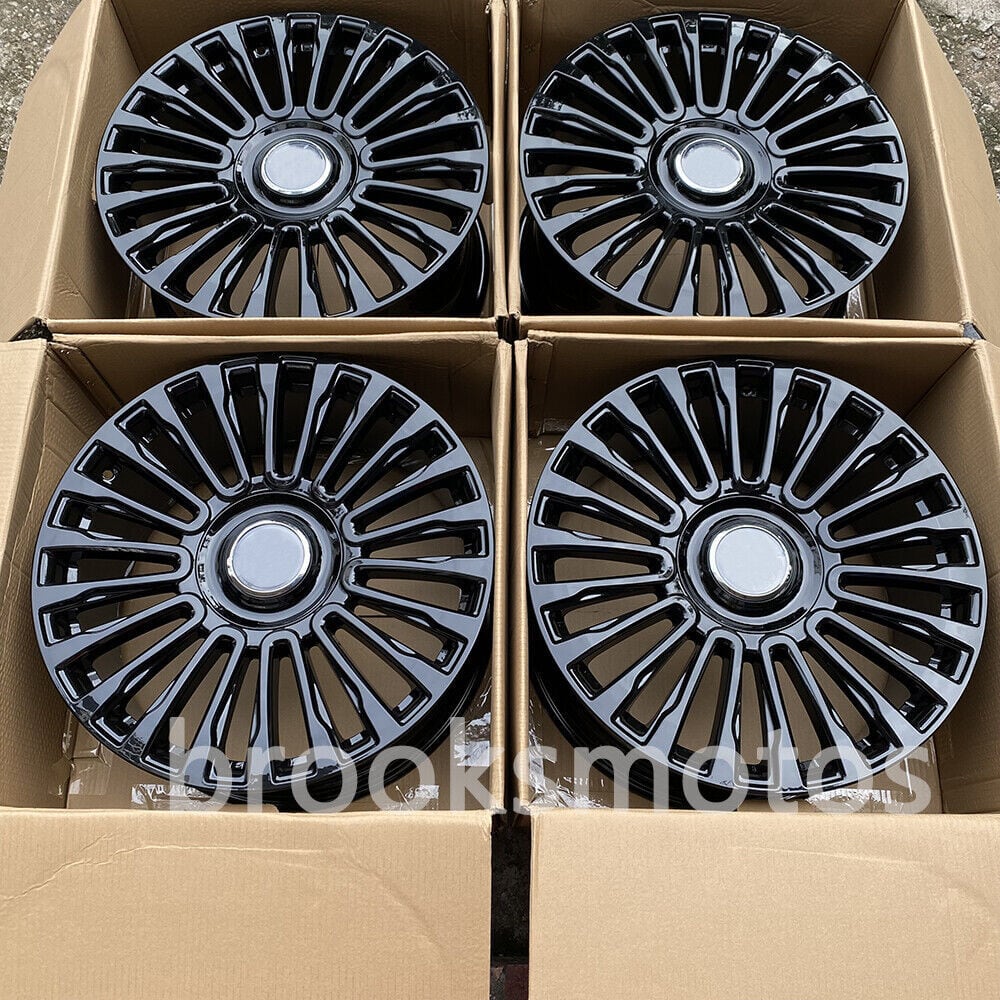 21インチ グロスブラックMスタイルホイール 2003-2018 ベントレー コンチネンタル GT C BRN-1647