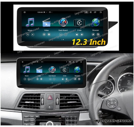 12.3インチ　メルセデス・ベンツ　アンドロイドナビ　Eクラス W212 E200 2009-2016 右ハンドル ANDROID 12.0  -FRD-1190