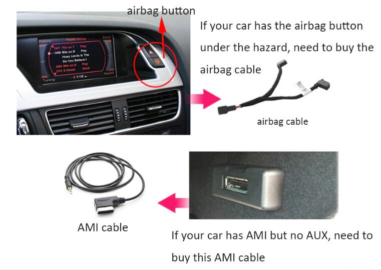 アウディ　A4　B8　A5　2004-2008　アンドロイドナビ　CD CHANGER　タイプのみ適合　右ハンドル用