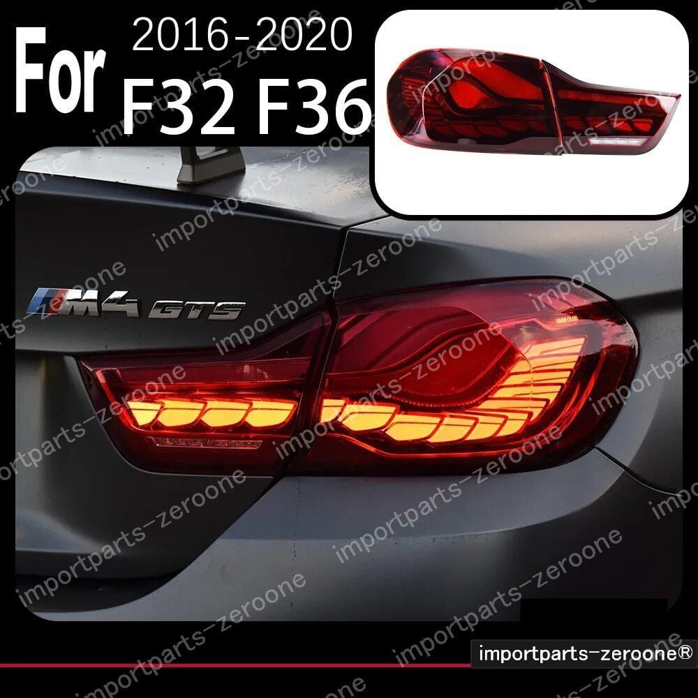 BMW　４シリーズ　F32　2016～2020　F82　F36 M4 GTS　アップグレードテールライト　SMOKE　　-HAD-1070