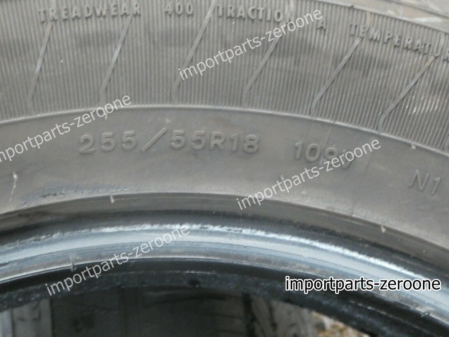 GOOD PAAR (X2) GOODYEAR EAGLE 255/55/R18 109V REIFEN 6.1MM & 5.8MM  REPARATUR XT-11832