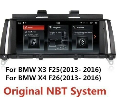 ☆BMW X3 F25 X4 F26 (2013-2017) NTB　アンドロイドナビ　GPS WIFI BLUETOOTH ☆　送料無料！！1048