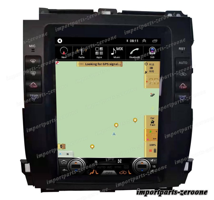 10.4インチ　トヨタ　プラド　2002-2009　アンドロイドナビ　アンドロイド10　-AUC-1042