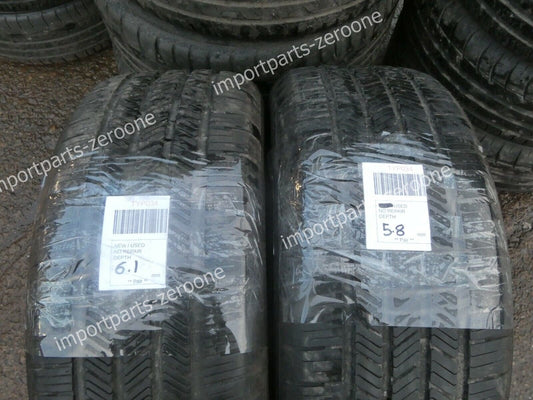 GOOD PAAR (X2) GOODYEAR EAGLE 255/55/R18 109V REIFEN 6.1MM & 5.8MM  REPARATUR XT-11832