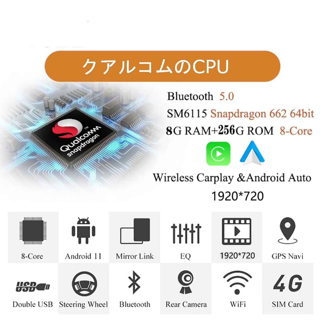 BMW F10 F11 2011-2016 CIC/NBT　アンドロイドナビ　ANDROID10　NBT