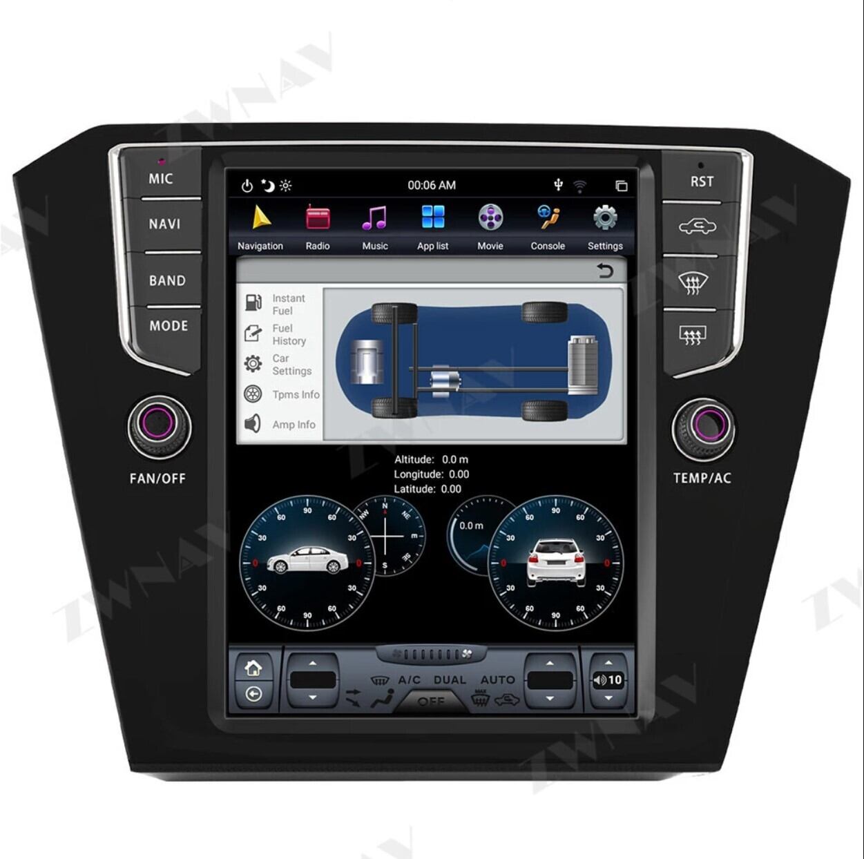 フォルクスワーゲン車用(VW,パサートB8,マゴタン (2014)  アンドロイドナビ ANDROID 10 　4G 128G DSP CARPLAY