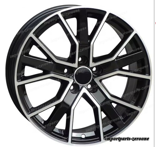 Limited quantity, 21 inch wheels, gloss black machining, set of 4, Audi Q7, A7, A8, RS7, RS8, RS6 - HU-1049★