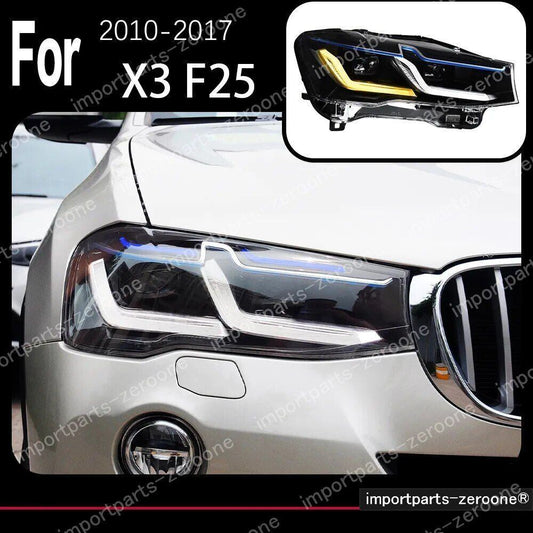 BMW　X3　X4　F25　F26　アップグレードヘッドライト　2010～2016　左ハンドル用　X3 2010～2013　-HAD-1017