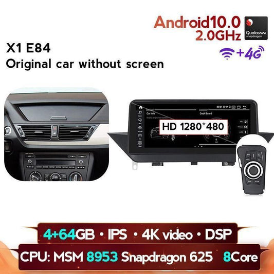 BMW X1 E84 2009-2015 アンドロイドナビ 64G 純正ナビなし用WITHOUT SCREEN MSM　　-YA-1129