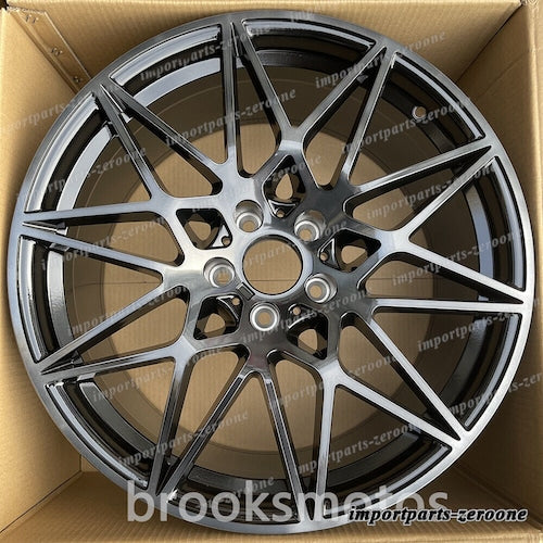 1点限り 19インチ　ブラックスタイル　ホイール　BMW　２シリーズ　M240　19X8.5 19X9.5 ４本セット　-BRN-11490　鍛造　★