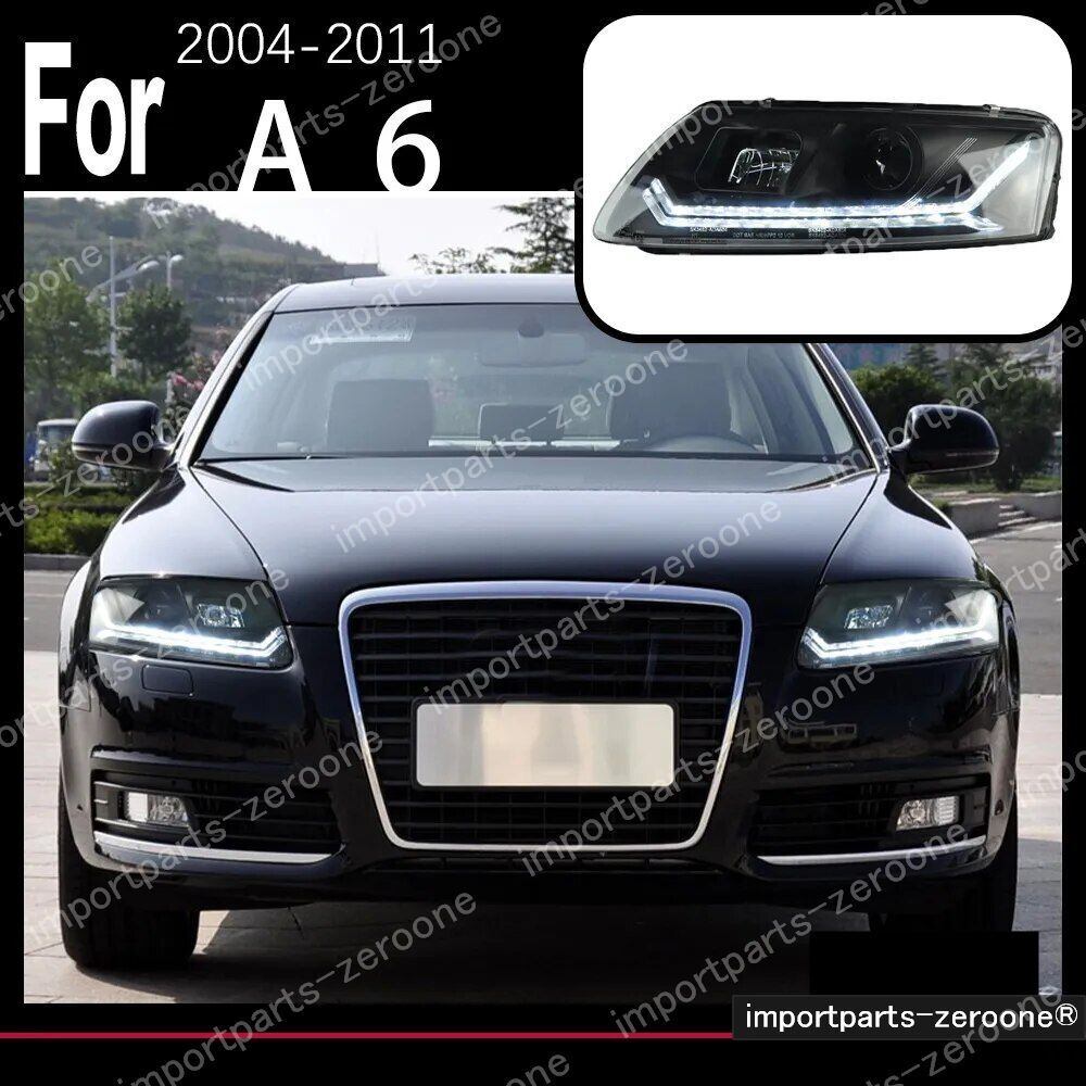 アウディ　A6　C5　C6　アップグレードヘッドライト　2009～2011　　-HAD-1093