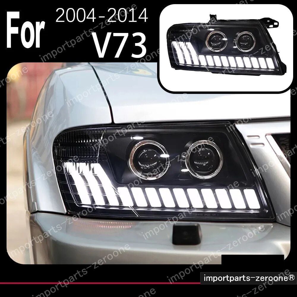 三菱　パジェロ　V73　V75　V77　アップグレードヘッドライト　左ハンドル用　HEADLIGHT ALL 　-HAD-1058