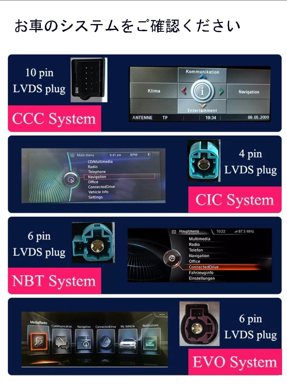 BMW 1 シリーズ E81/E82/E87/E88 2005- 2012 CCC/CIC?　アンドロイドナビ　ANDROID10　　E87 CCC