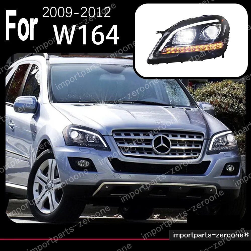 メルセデス・ベンツ　ML　W164　アップグレードヘッドライト　2009～2012　HEADLIGHT 　　-HAD-1074