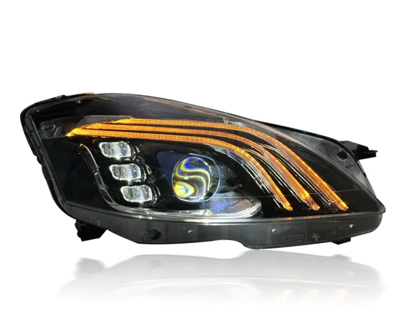 W221　アップグレードヘッドライト　for　Benz S Class 2006-2013 S300 S350 S400　CLS　LEDヘッドランプ