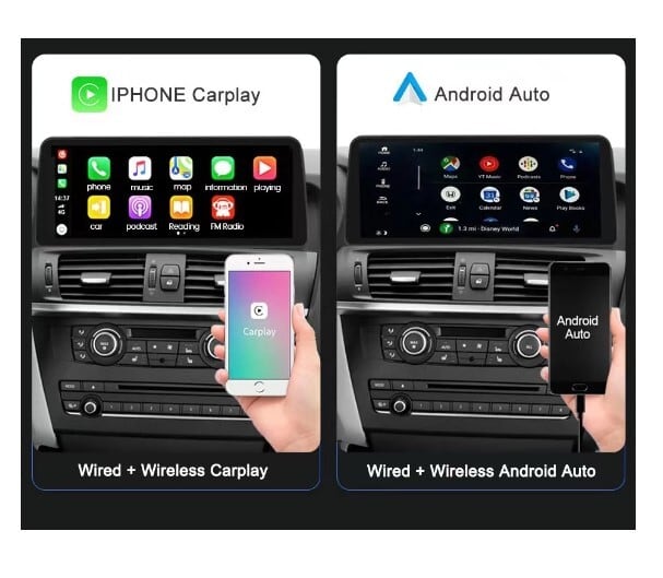 BMW　３シリーズ　アンドロイドナビ　CARPLAY-ANDROID 12　BMW 3シリーズ車用F30,F31,F34,F80 (2013-2017)　 Z1 NBT 12.3