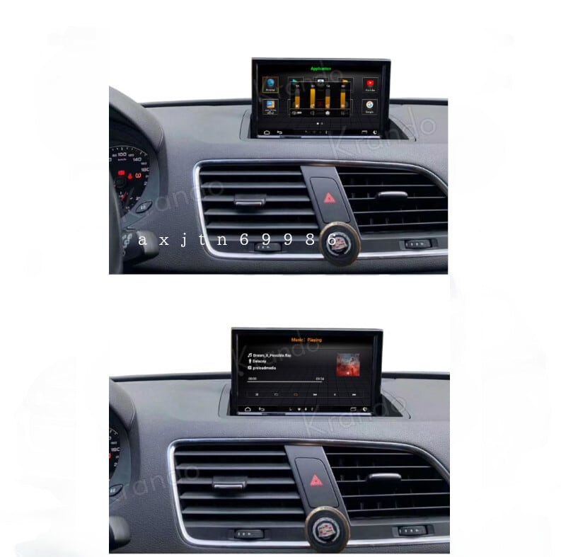 アウディ　 Q3 2011-2017 アンドロイドナビ　　8.8インチ　ANDROID10　　CARPLAY　　-DS-1043