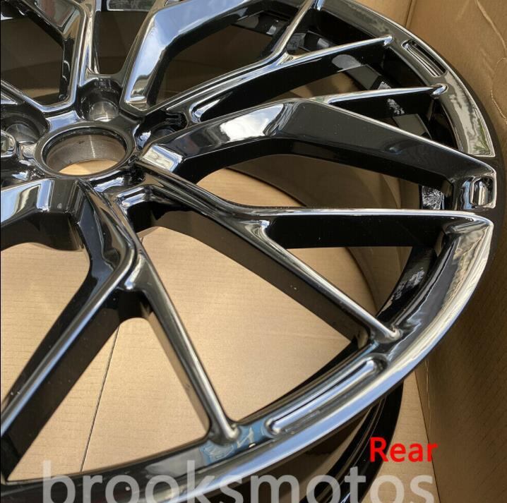 21インチ　NEW STYLE ブラック　STAGGERED ホイール　４本セット テスラ　モデルS 21X8.5 21X 9