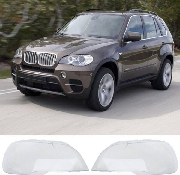 ◇BMW X5 E70 06-13 ヘッドライト レンズ 左右 新品　交換用　リペア用　　-RE-1013