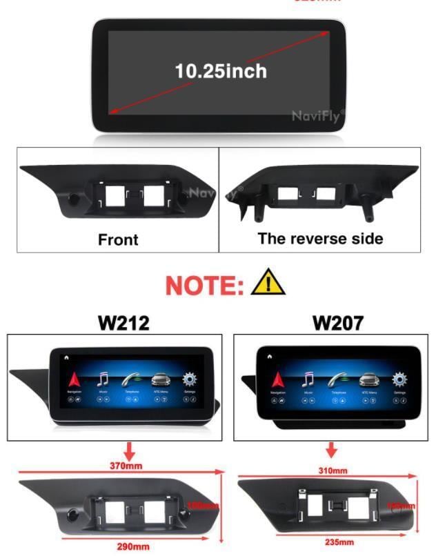 ベンツEクラスW212 E200 E230 E260 E300 アンドロイドナビ 2013-2014 N200 NTG4.5　-YA-1129