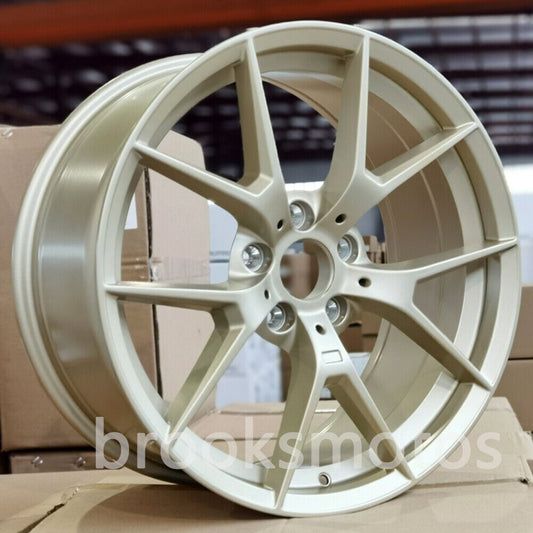 BMW M2 F87 M3 F80 M4 F82 83 19X8.5 19X8.5 19X9.5 19 인치 라이트 골드 휠 BRN-1230