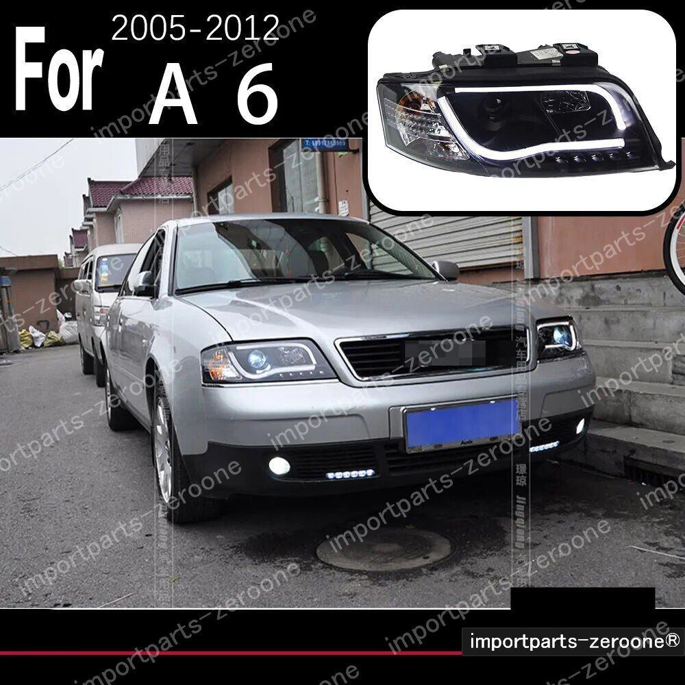 アウディ　A6　C5　C6　アップグレードヘッドライト　2005～2011　HEADLIGHT NO BULB　　-HAD-1046