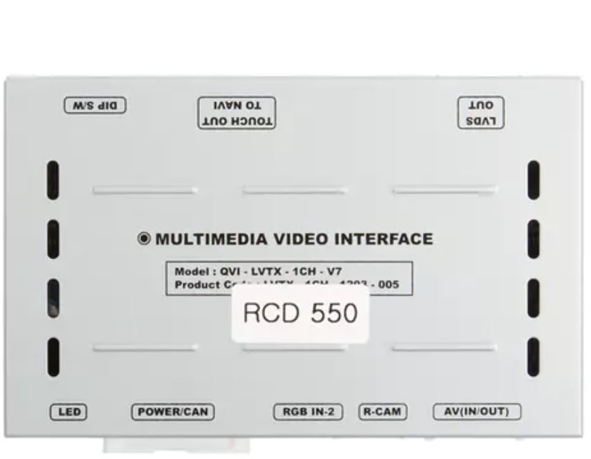 ◇VW フォルクスワーゲン　トゥアレグ　ビデオインターフェース　RCD550モニター搭載車　地デジ　バックカメラ-　-IF-1053