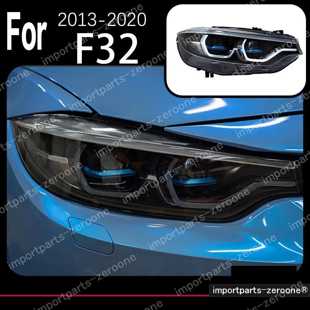 BMW　４シリーズ　アップグレードヘッドライト　F32　F36　F82　2013～2019　2013～2015　CHROME　-HAD-1003