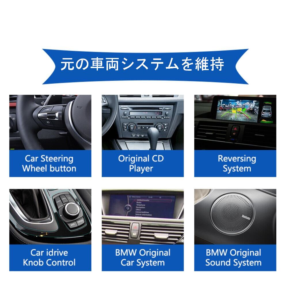 BMW E90 E91E92画面なし アンドロイドナビ　ANDROID 10　E90 　右ハンドル用