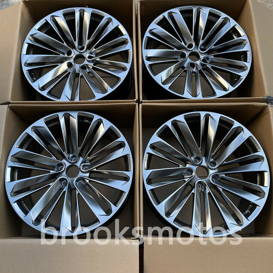 22インチ  マルチスポーク ハイパーブラック 鍛造 ホイール  2015+ ベントレー　 ベンテイガ　BRN-1861