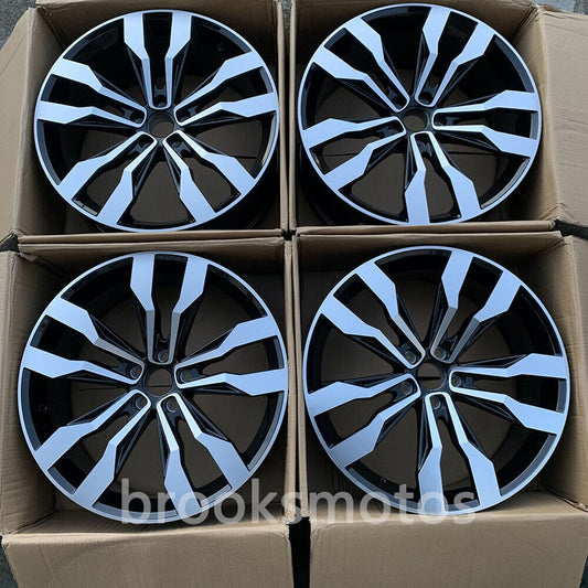 VW TERMONT 티구안 L 20X8.5 5X112 오프셋 20 인치 멀티 스타일 휠 38 BRN-1170