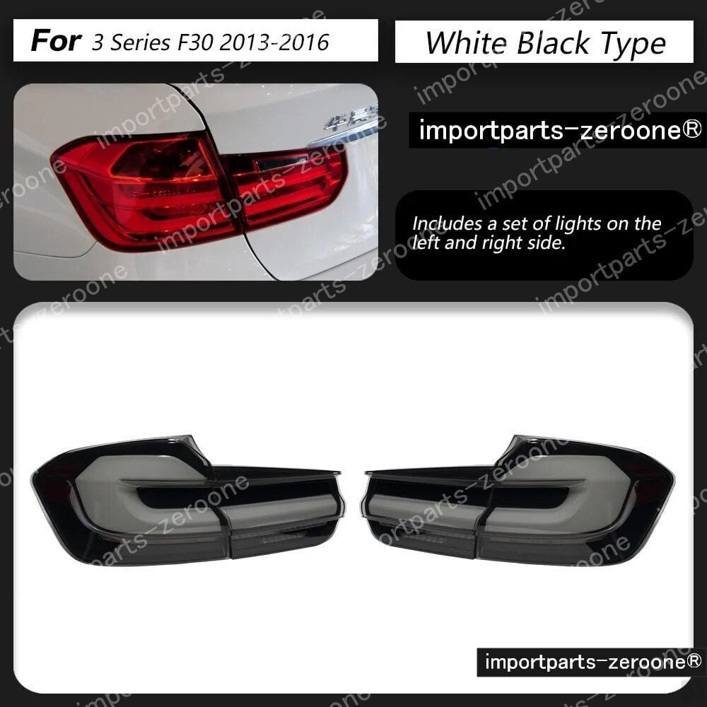 BMW　３シリーズ　アップグレードテールライト　F30　2012～2019　F80　M3　2017～2019 WHITE　　-HAD-1024